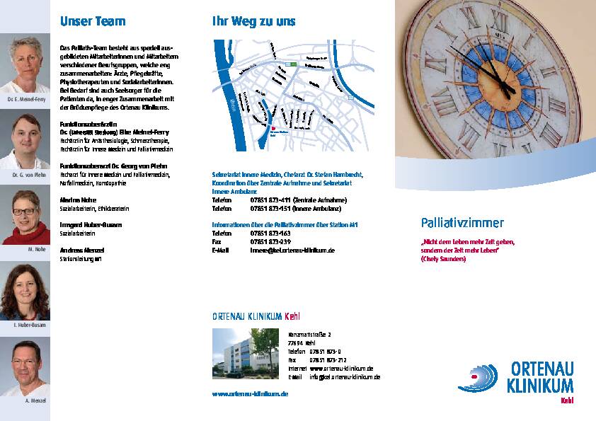 Abbildung: Flyer Palliativmedizin