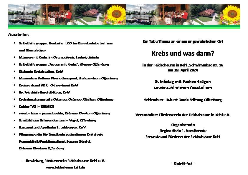 Flyer zur Veranstaltung