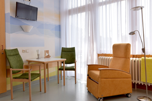 Abbildung: Patientenzimmer Palliativstation
