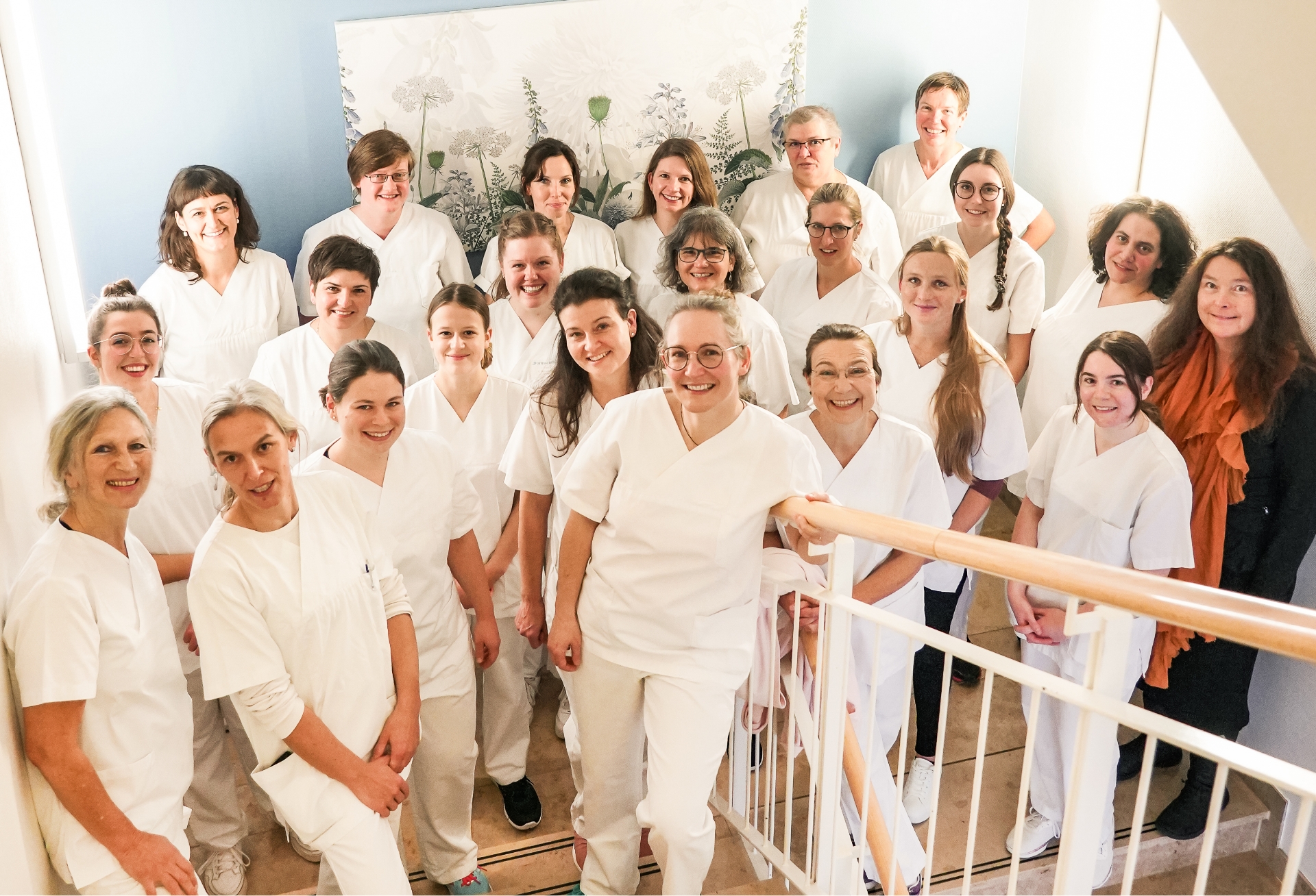 Das Team der Hebammen am Ortenau Klinikum in Offenburg, Ebertplatz