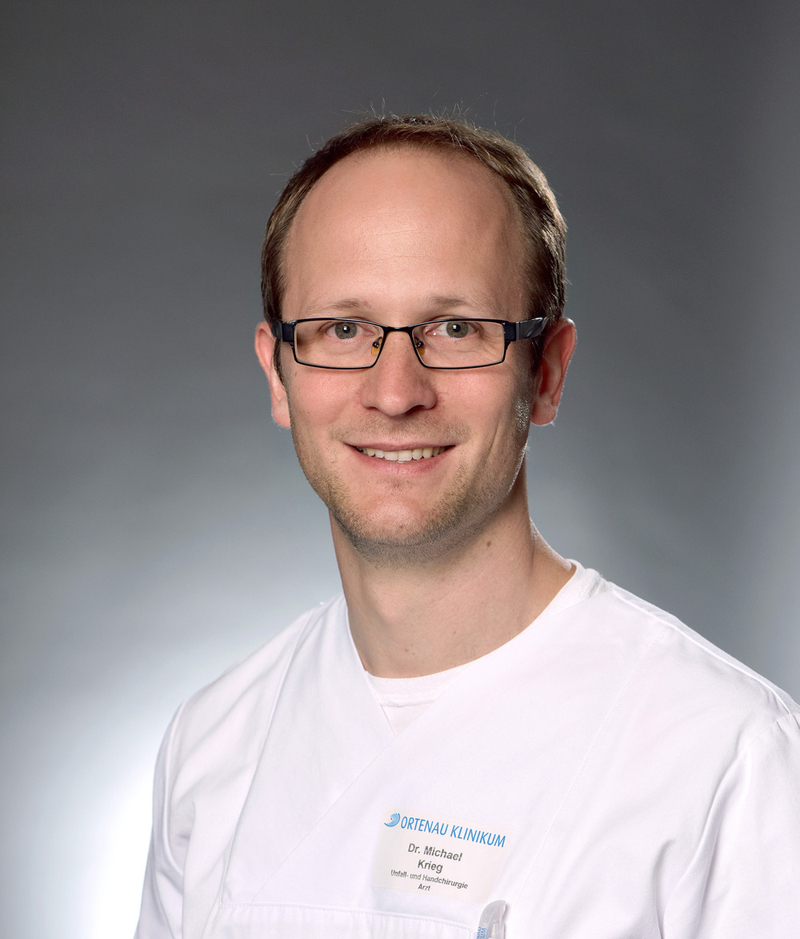 Portrait: Dr. Michael Krieg - Facharzt Orthopädie und Unfallchirurgie, Zusatzbezeichnung: Notfallmedizin, Spezielle Unfallchirurgie