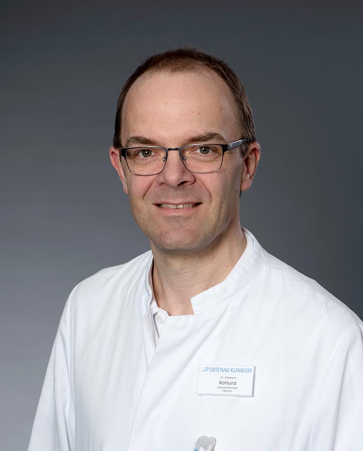 Portrait: Dr. Ekkehard Kohlund - Facharzt für Innere Medizin, Schwerpunkt Gastroenterologie