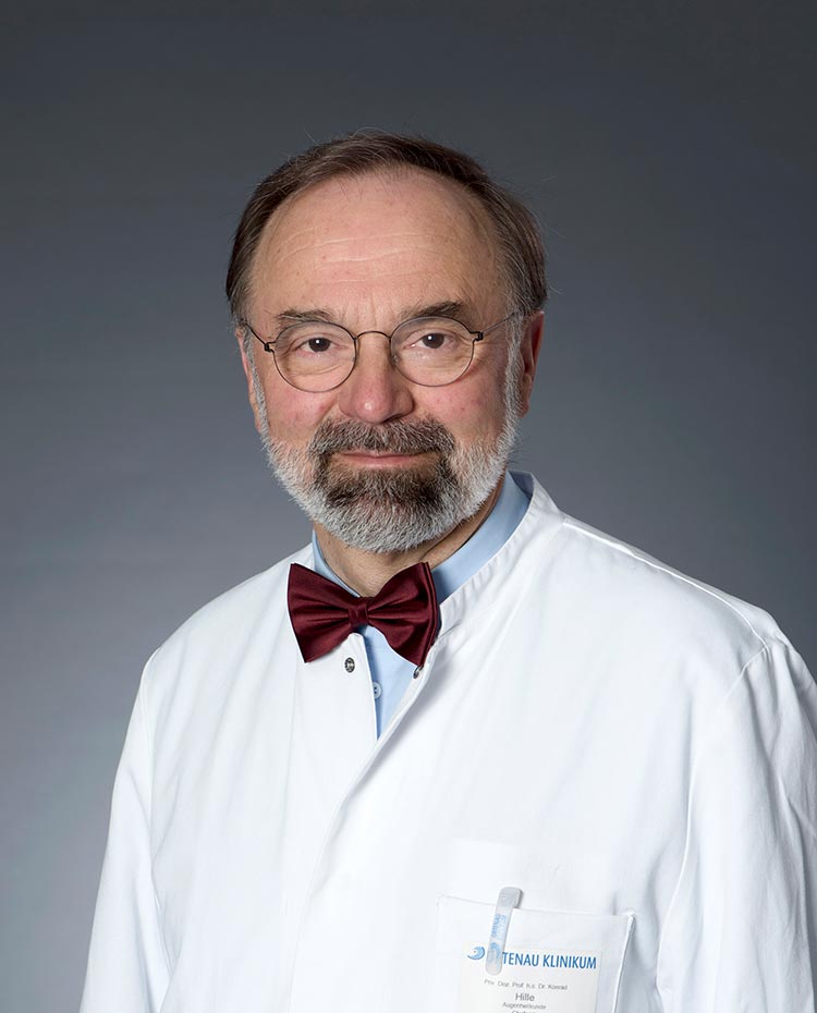 Abbildung: Priv.-Doz. Prof. h.c. (Twer) Dr. Konrad Hille Chefarzt Facharzt für Augenheilkunde